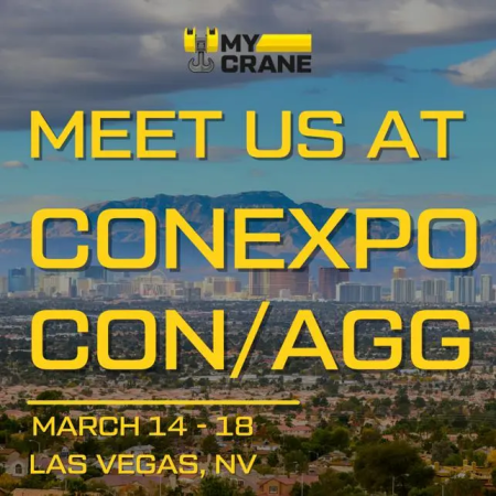 Meet MYCRANE’s USA team at CONEXPO-CON/AGG