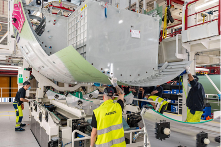 Demag’s longest crane will help build new Airbus jet