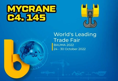 Meet MYCRANE at bauma - world’s most important construction trade fair